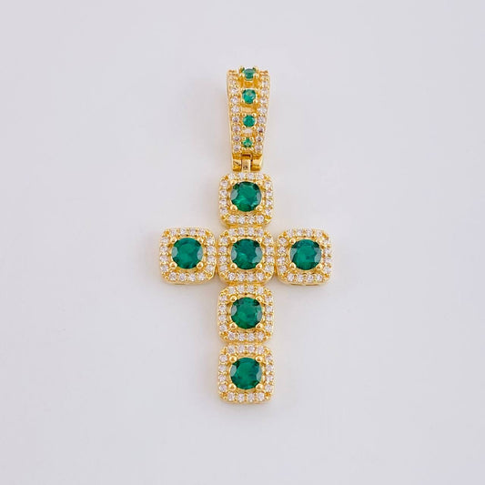 Dije Cruz Tupida 5.95 g / 4.2 cm Oro Amarillo 18K