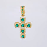 Dije Cruz Tupida 6.15 g / 4.2 cm Oro Amarillo 18K