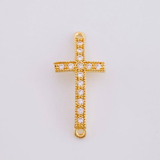 Herraje Cruz 0.75 g / 2 cm Oro Amarillo 18K