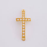 Herraje Cruz 0.75 g / 2 cm Oro Amarillo 18K
