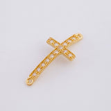 Herraje Cruz 0.75 g / 2 cm Oro Amarillo 18K