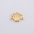 Herraje Corona 0.7 g / 1.2 cm Oro Amarillo 18K