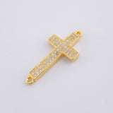 Herraje Cruz 1.7 g / 2.5 cm Oro Amarillo 18K