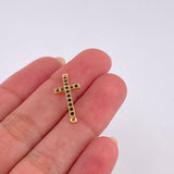 Herraje Cruz 0.7 g / 2 cm Oro Amarillo 18K