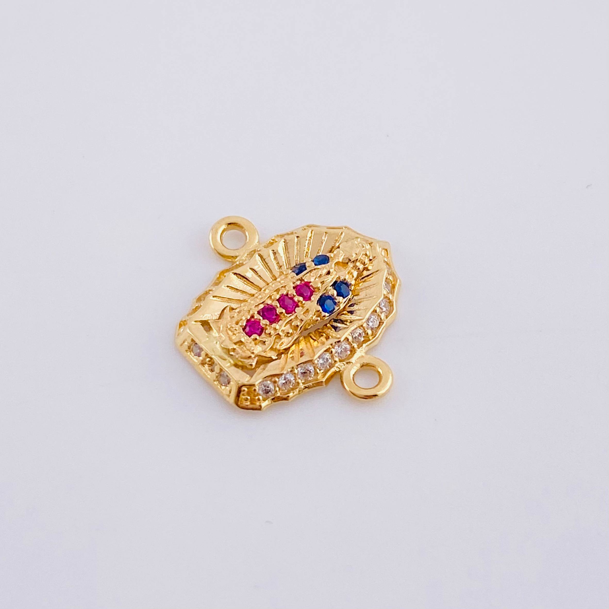 Herraje Virgen Guadalupe 1 g / 1.4 cm Oro Amarillo 18K