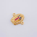 Herraje Virgen Guadalupe 1 g / 1.4 cm Oro Amarillo 18K