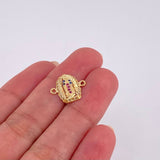 Herraje Virgen De Guadalupe 1.1 g / 1.5 cm Oro Amarillo 18K