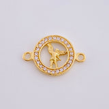 Herraje San Gabriel 1.05 g / 1.5 cm Oro Amarillo 18K