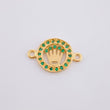 Herraje Medalla Corona 1.2 g / 1.8 cm Oro Amarillo 18K