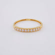 Anillo Carril 1.05 g / T7 1/4 Oro Amarillo 18K
