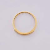 Anillo Carril 1.05 g / T7 1/4 Oro Amarillo 18K