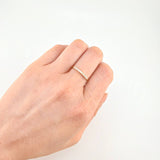 Anillo Carril 1.05 g / T7 1/4 Oro Amarillo 18K