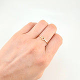 Anillo Circular 1.35 g / T7 1/2 Oro Amarillo 18K