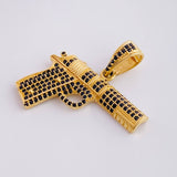 Dije Pistola 4.8 g / 3 cm Oro Amarillo 18K