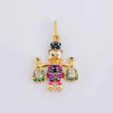 Dije Pato Bolsas De Dinero 1.45 g / 2.3 cm Tres Oros 18K