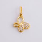 Dije Mariposa 1.1 g / 2 cm Oro Amarillo 18K