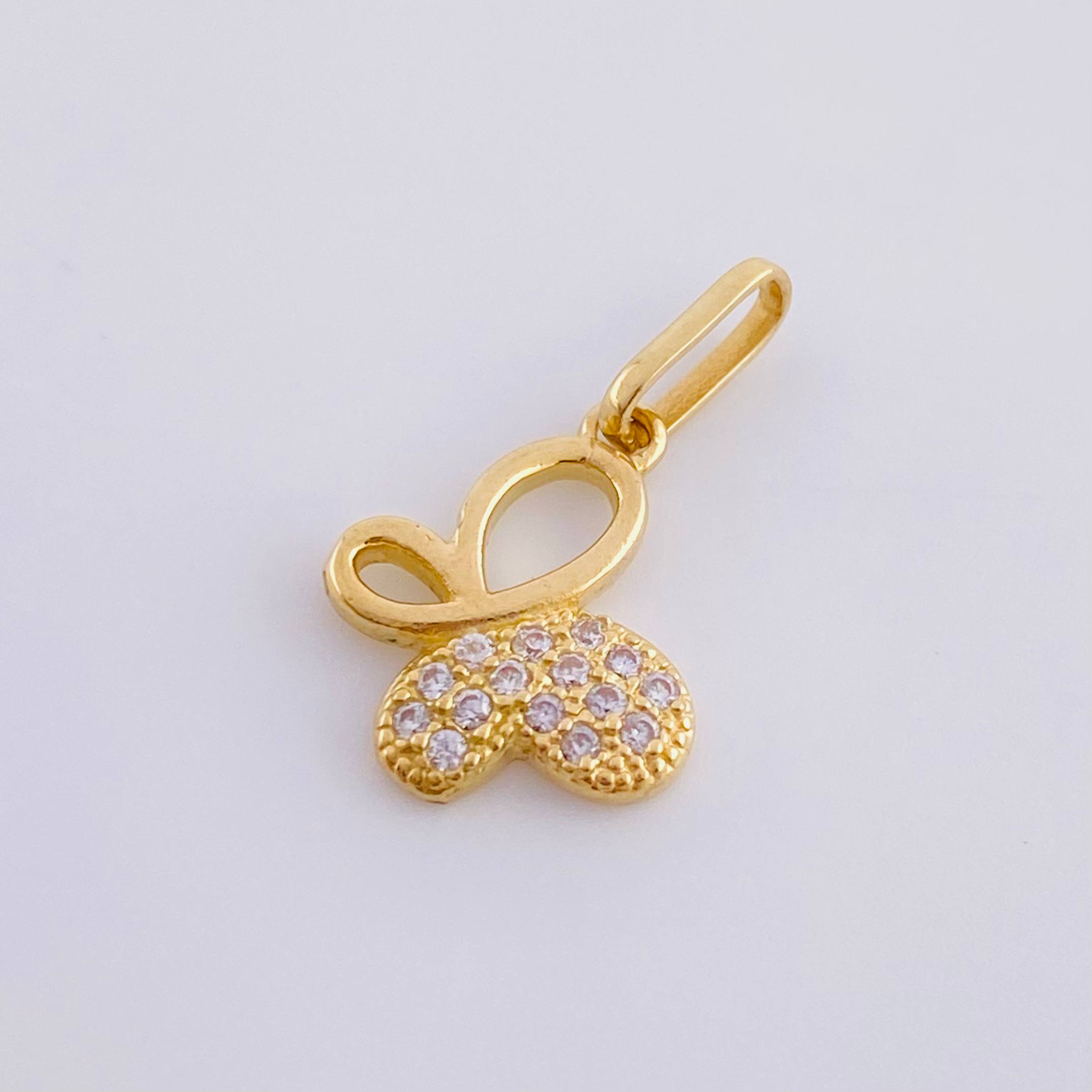 Dije Mariposa 1.1 g / 2 cm Oro Amarillo 18K