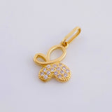 Dije Mariposa 1.1 g / 2 cm Oro Amarillo 18K