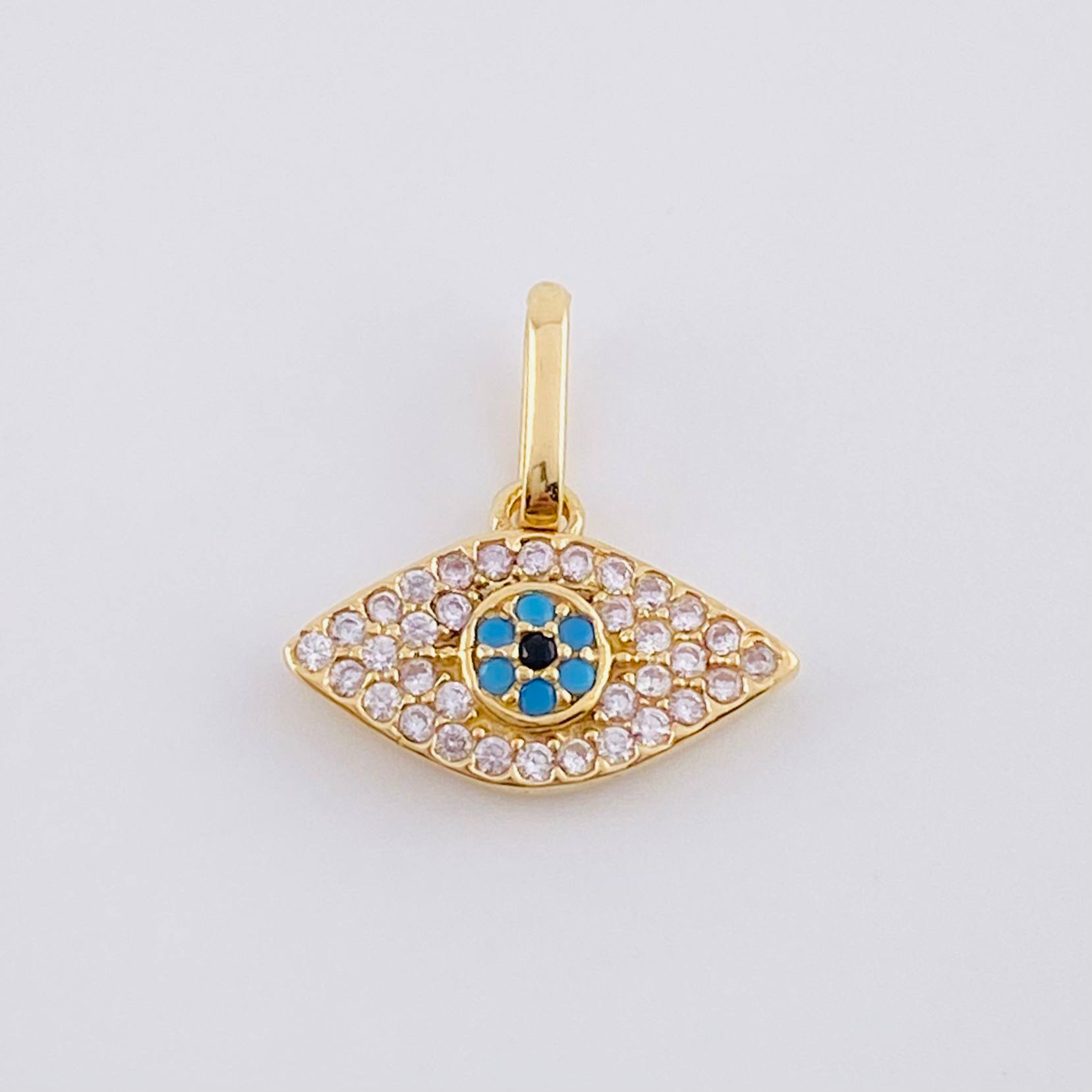 Dije Ojo Mistico 1.05 g / 1.3 cm Oro Amarillo 18K