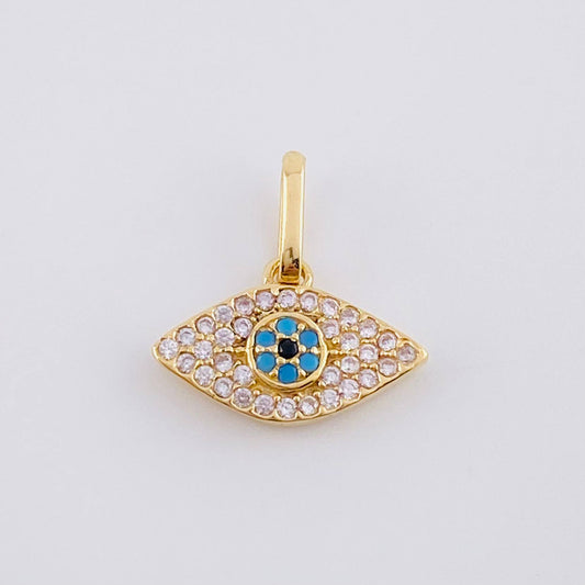 Dije Ojo Mistico 1.05 g / 1.3 cm Oro Amarillo 18K