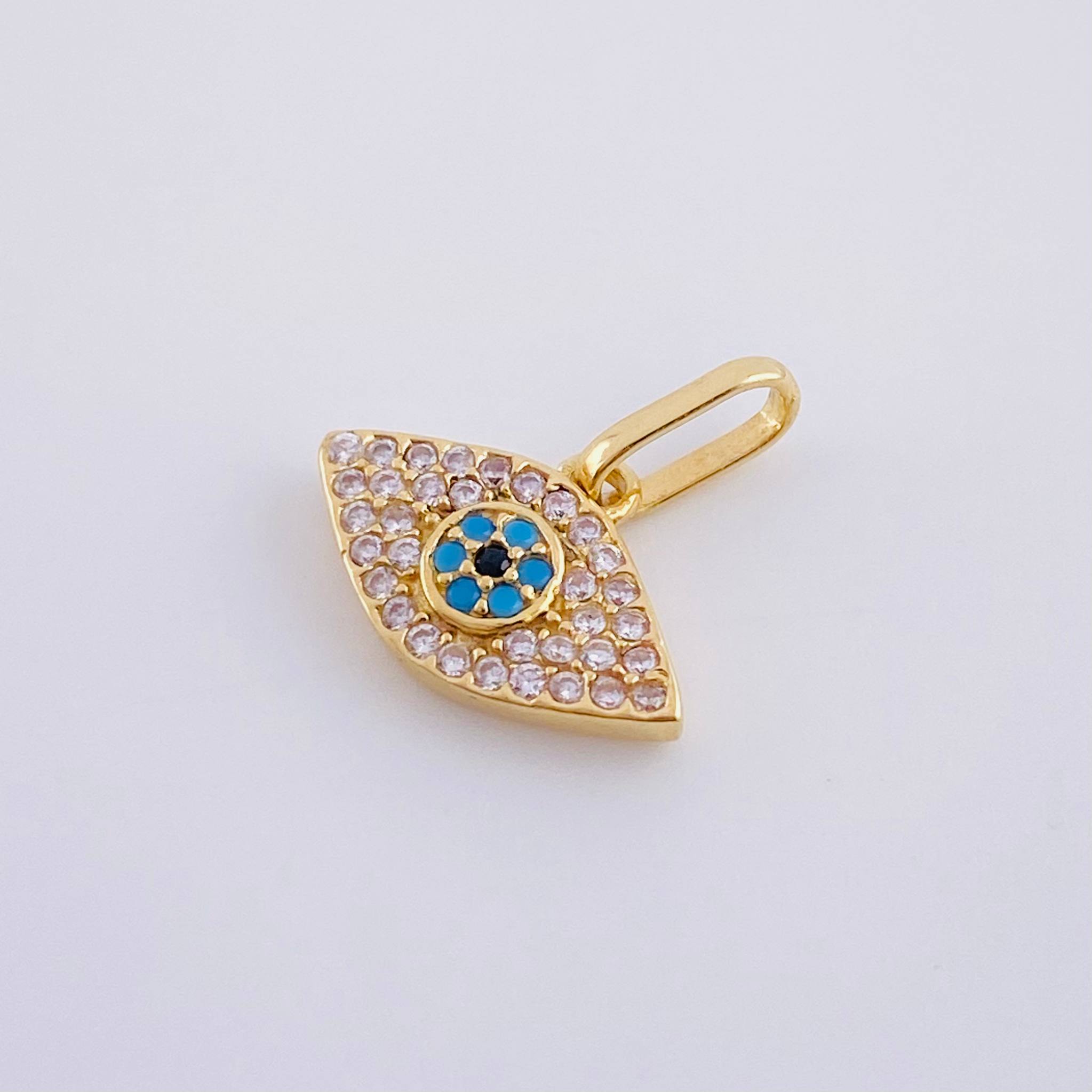 Dije Ojo Mistico 1.05 g / 1.3 cm Oro Amarillo 18K