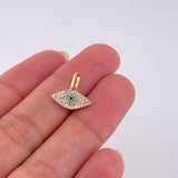 Dije Ojo Mistico 1.05 g / 1.3 cm Oro Amarillo 18K