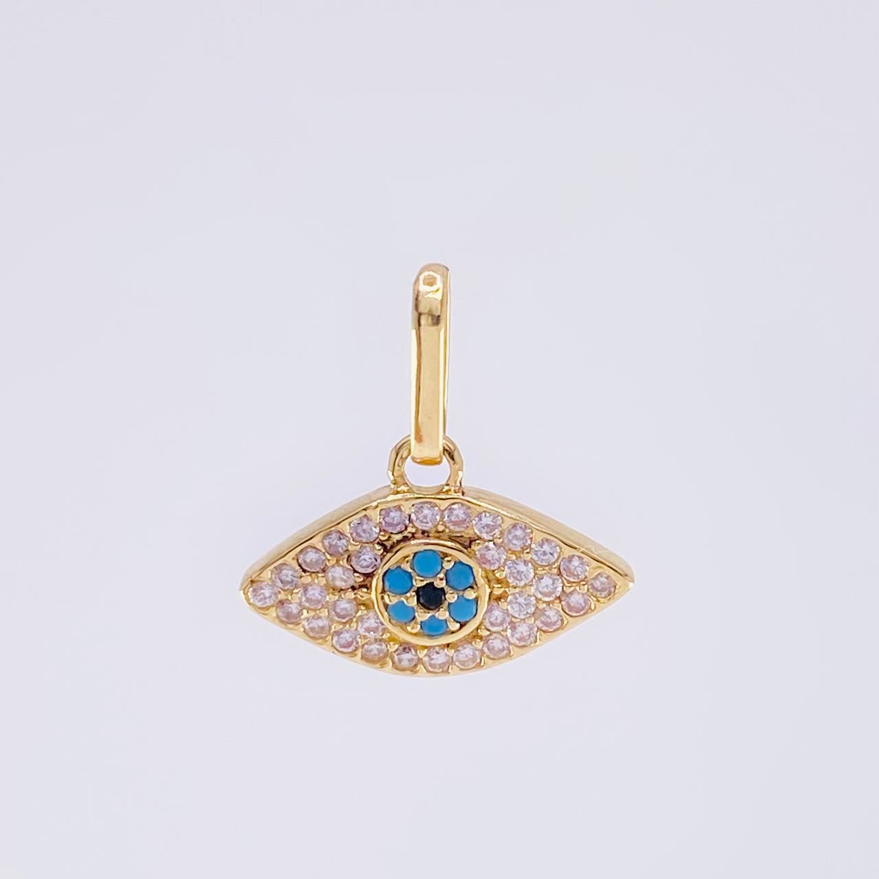 Dije Ojo Mistico 1.05 g / 1.3 cm Oro Amarillo 18K