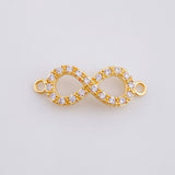 Herraje Infinito 1.1 g / 2 cm Oro Amarillo 18K