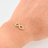 Herraje Infinito 1.1 g / 2 cm Oro Amarillo 18K