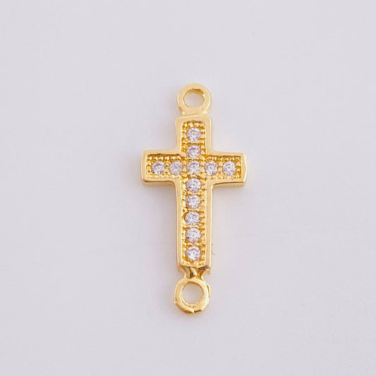 Herraje Cruz 0.55 g / 1.5 cm Oro Amarillo 18K
