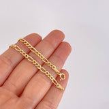 Pulso Figaro 1.6g / 20.3cm / 3.55mm Oro Amarillo 18K