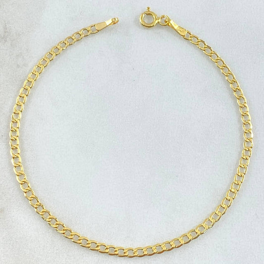 Pulso Cubano 1.25gr / 19cm / Oro Amarillo +1 18K