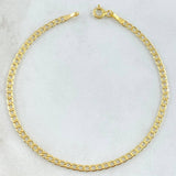 Pulso Cubano 1.25gr / 19cm / Oro Amarillo +1 18K