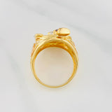 Anillo Pato 11.55 g / T11 Cuatro Oros 18K