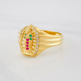 Anillo Virgen Guadalupe 4.35 g / T8 Oro Amarillo 18K