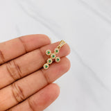Dije Cruz Tupida 1.85 g / 3 cm Oro Amarillo 18K