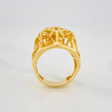 Anillo Pantera Filigrana 12.9 g / T9 1/2 Oro Amarillo 18K