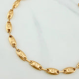 Tobillera Rustico Corona 3.55 g / 19 cm / 4.5 mm Oro Amarillo 18K