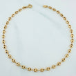 Tobillera Gc 3.15 g / 25.5 cm / 3.5 mm Oro Amarillo 18K