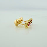 Topos Halo 1.1gr / 5.4mm Oro Amarillo 18K &