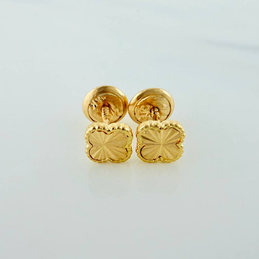 Topos Trebol 0.7gr / 5.05mm Oro Amarillo 18K &