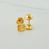 Topos Trebol 0.7gr / 5.05mm Oro Amarillo 18K &