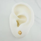 Topos Trebol 0.7gr / 5.05mm Oro Amarillo 18K &