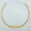 Pulso Bebé GC Placa Octagonal 1.8gr / 15.5cm / 3mm Oro Amarillo 18K &