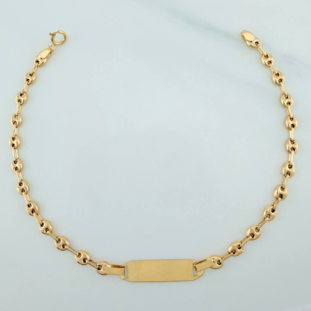 Pulso Bebé GC Placa Octagonal 1.95gr / 16.8cm / 3.2mm Oro Amarillo 18K %