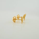 Topos Mariposa 0.85gr / 7mm Oro Amarillo 18K &