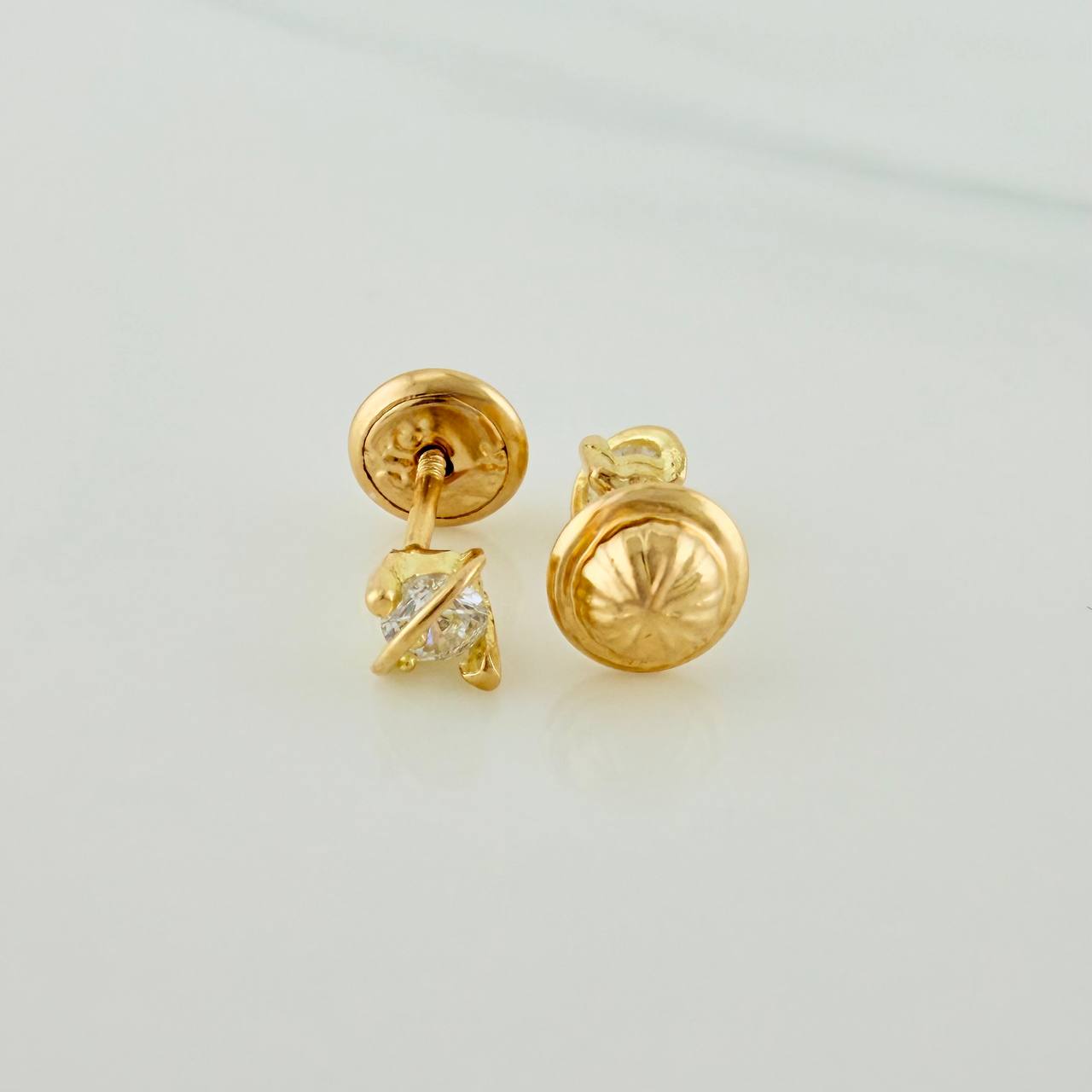 Topos Saturno 0.8gr / 3.4mm Oro Amarillo 18K