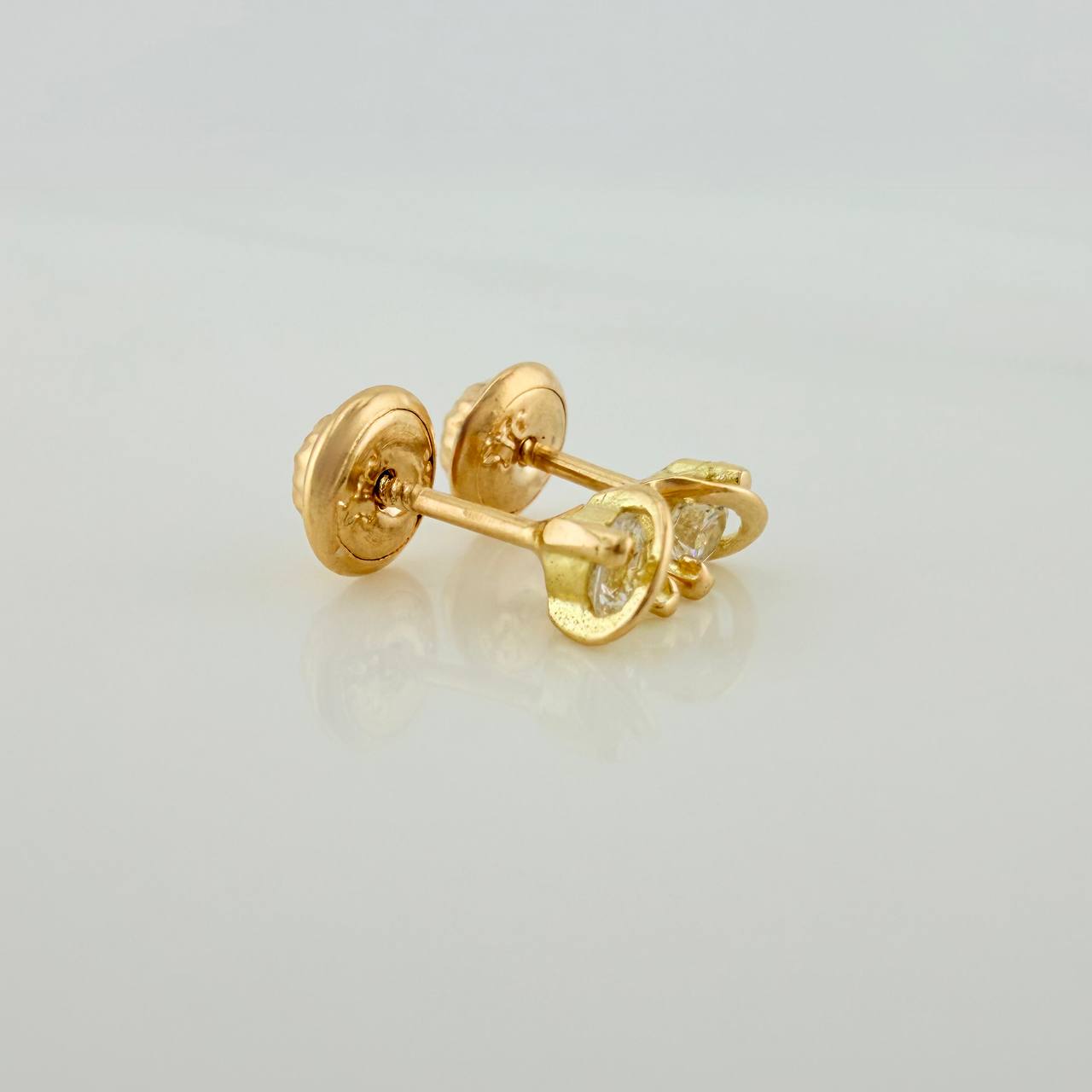 Topos Saturno 0.8gr / 3.4mm Oro Amarillo 18K