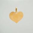 Dije Placa Corazon 1.1gr / 2.3cm / Oro Amarillo 18K &