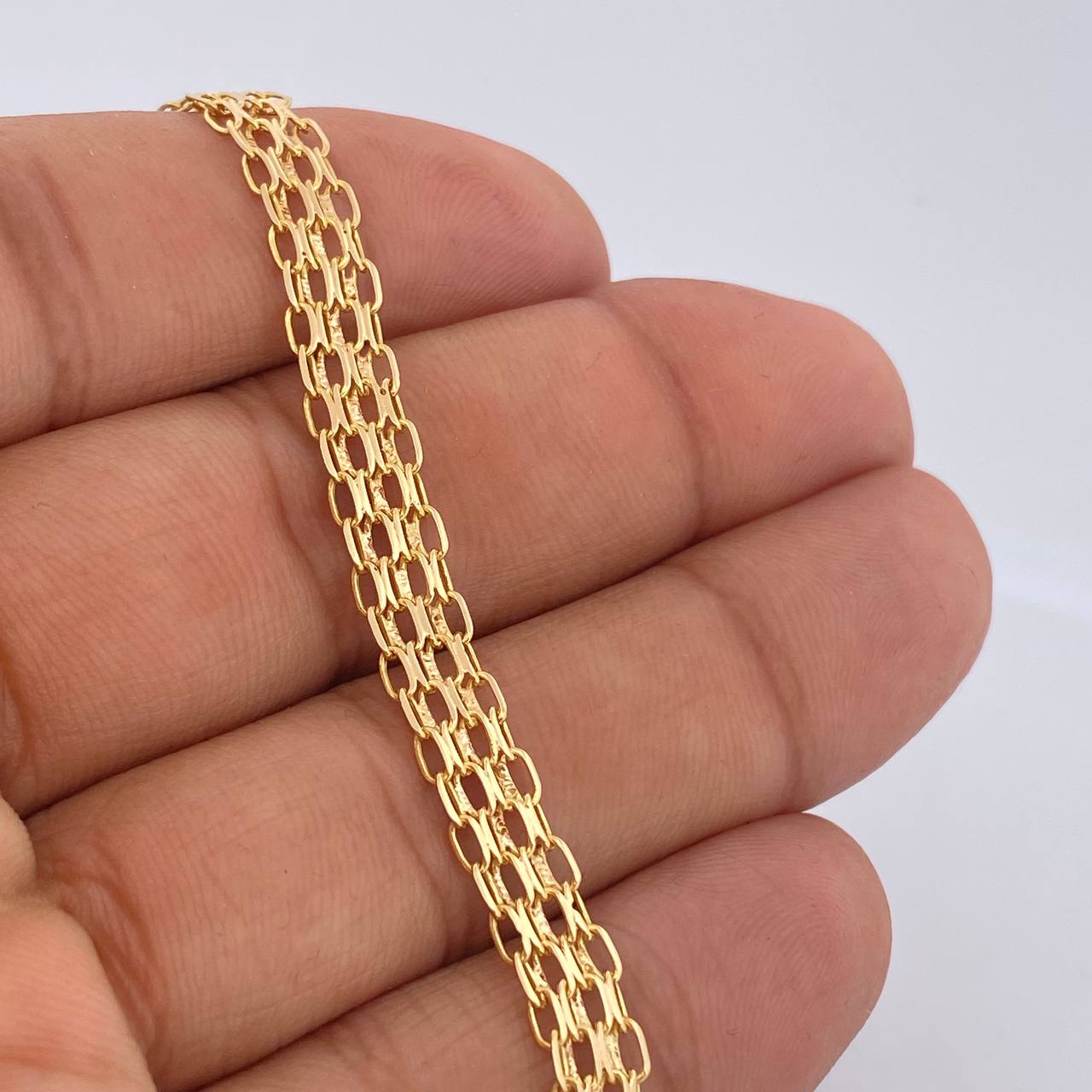 Pulso China 4.9gr / 18.5cm / Oro Amarillo +1 18K &